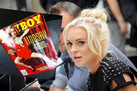 lindsay lohan leaked|Lindsay Lohan nude spread for Playboy is leaked